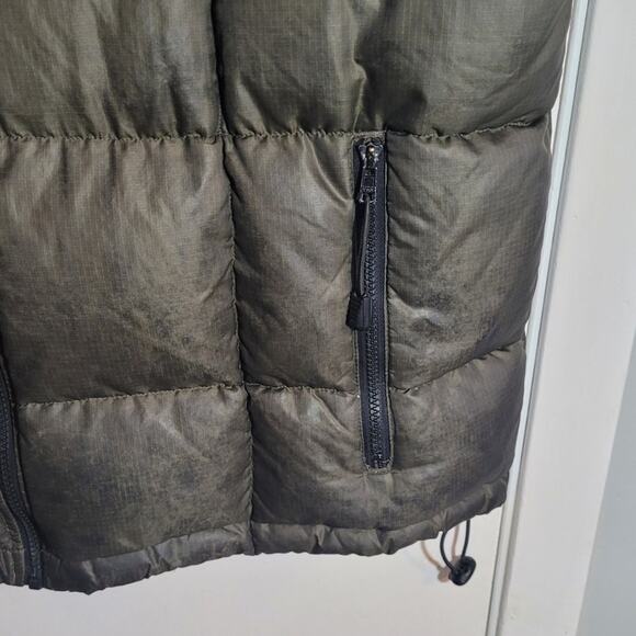 VNTG Utility Down Vest XL Army Green Black Quilted Puffer Survivalist Gorpcore - Picture 6 of 9